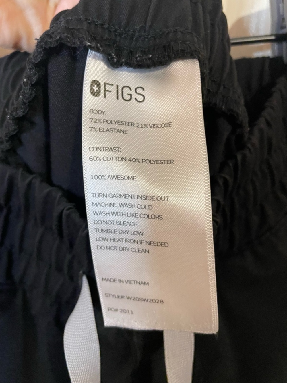 Figs Zamora Jogger Scrub Pants in Black Size Small - Picture 7 of 9